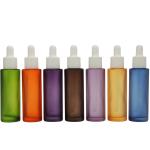 Custom Color 30ml Dropper Bottle Packaging Frosted For Hair Oil