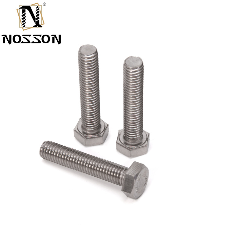 ZINC PLATED Stainless Steel Hex Bolt and Nuts Washer 304 316 for High Tensile Strength in Industrial Applications