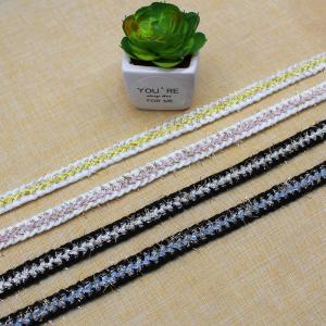 Quality 20KJ50 Polyester Metallic 1cm Crochet Braid Trim wholesale
