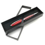Matt Black Cardboard Personalised Stationery Gifts Pen Packing Box 177x48x22mm