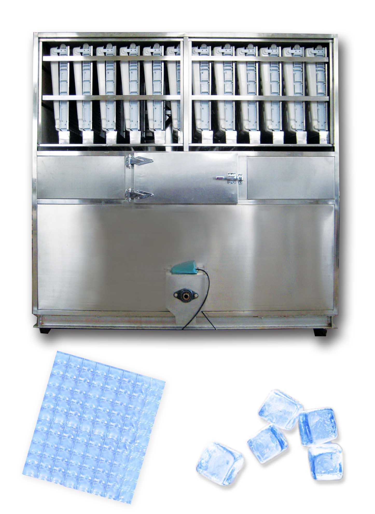 Industrial Custom Cube Ice Makers 1-20 Ton Capacity Perfect for Large-Scale Production