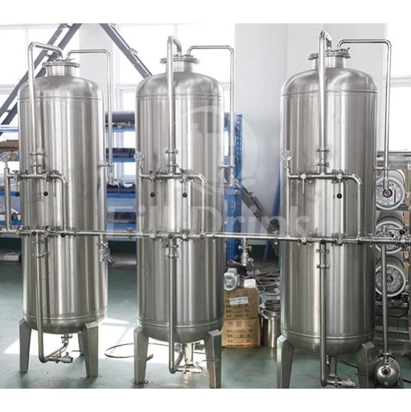 3TPH Industrial Ultrafiltration Systems Stainless Steel 304 UF System Water