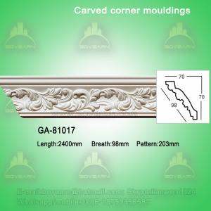 Quality Good Quality European- style Decorative PU Carved Crown Moulding for Ceiling wholesale