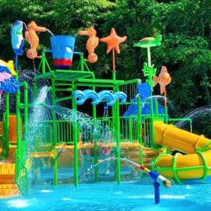 Quality Spray Water Park Equipment Fiberglass Water Slide Playground wholesale