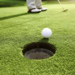 Anti UV Artificial Golf Grass / Synthetic Putting Green Harmless To Human Indoor
