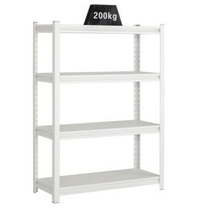Quality Light Duty Supermarket 4 Tiers Metal Storage Rack wholesale