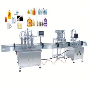 Quality Automatic Milk Juice Beverage Soda Carbonated Drink Edible Oil Liquid Plastic Glass Bottle Filling Machine wholesale