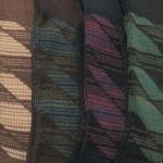 Pattern ribbed socks