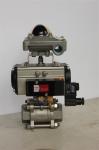AT075S Spring Return Pneumatic Valves Actuator AT pneumatic actuator for valves