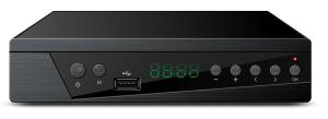 Quality Mpeg4 H.264 ATSC Set Top Box 168mm Analog To Digital Converter Box 3d Game wholesale