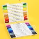 Safe Office Stationery Products Double Head Marker Pen 24 Color Painting