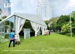 20M Span Width Luxury Wedding Outdoor Party Tents Permanent Construction