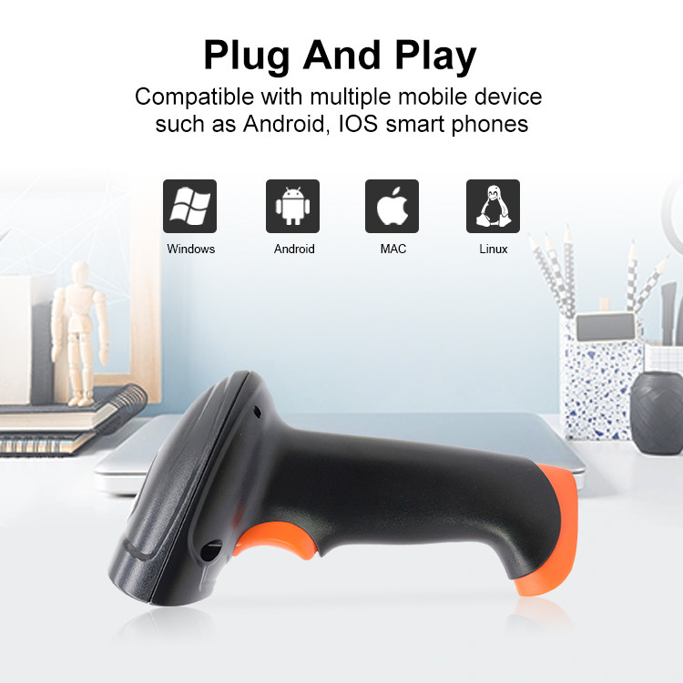 USB 2d Imager Sensor Qr Code Barcode Scanner With USB PS2 640*480