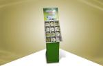 Green Pop Cardboard Display , Cardboard Shelving Displays For Househeld