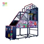 Customized Basketball Hoop Arcade Machine Foldable With 55 Inch Video