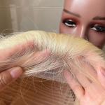 Odm 613 Blonde Wig Lac Virgin Human Hair Bundles Remy Silky Straight