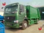 HOWO Rear Load Trash Truck 14CBM Garbage Disposal Trucks