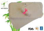 25*25cm Yellow Bamboo Reusable Baby Wipes , Gentle Bamboo Cloth Diaper Wipes