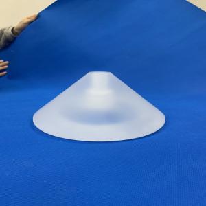 Quality Fine carving Machining Quartz Glass High Purity Silica Cones Parts wholesale
