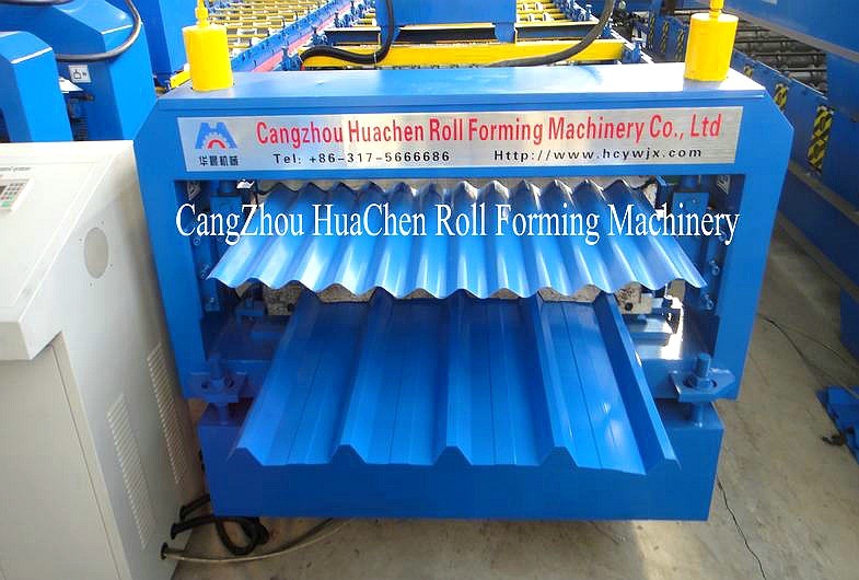 Double layers Used Roll Forming Machine plate rolling machine