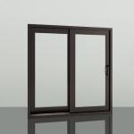 ISO9001 Powder Coated Aluminum Sliding Windows Corrosion Resistance