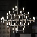 Art Design 12/30 heads LED Crown Major Gold pendant light lamp hall restaurant