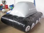 0.6mm PVC Tarpaulin Fabric Inflatable Military Tank for Paintball Sport