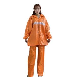 Quality 100% PVC Reflective Rain Suit Heat Welding Rain Coat Motorcycle Suit Waterproof wholesale