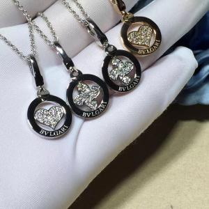 Quality brand jewelry diamonds necklace in 18 kt pink gold Also available in white and yellow gold wholesale