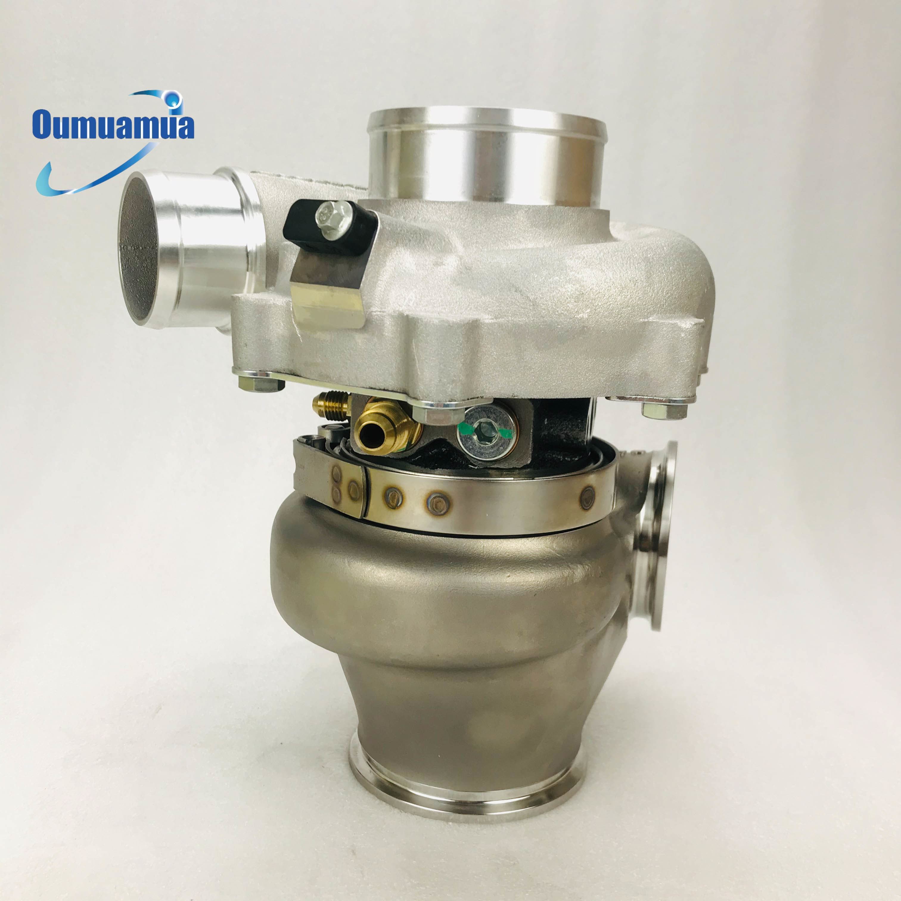For Garrett G25-550 Reverse Turbocharger O/V V-Band / V-Band 0.92 A/R Internal WG - 877895-5008S G25-550 reverse with valve .92 877895-5008S