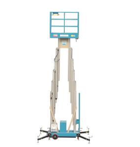 Quality Aluminum Twin Mast 1.5kw 10m Elevated Work Platform wholesale
