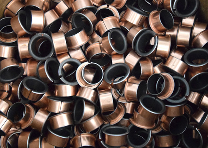 Low Wear DU Dry Bearing / Good Self Lubrication Bronze Flange Bearing