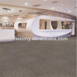 Quality Standard 500 x 500mm charcoal grey polypropylene carpet tiles wholesale