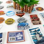 Custom Die Cut Vinyl Stickers Sheets Printing Packaging Label Adhesive