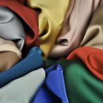 150CM Women Soft Satin Fabric Ordinary Dyeing Royal Blue Satin Fabric For