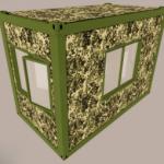 lightweight steel Construction Container House / Detachable Simple Container