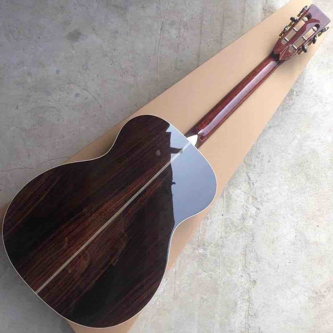 OM42s acoustic guitar OM-42 acoustic electric guitar round OM body classic acoustic guitar solid spruce cedar top guitar