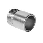 WZ SS316 Male Barrel Nipple Connection Thread 2-1/2" NPT BSPP BSPT G Threaded
