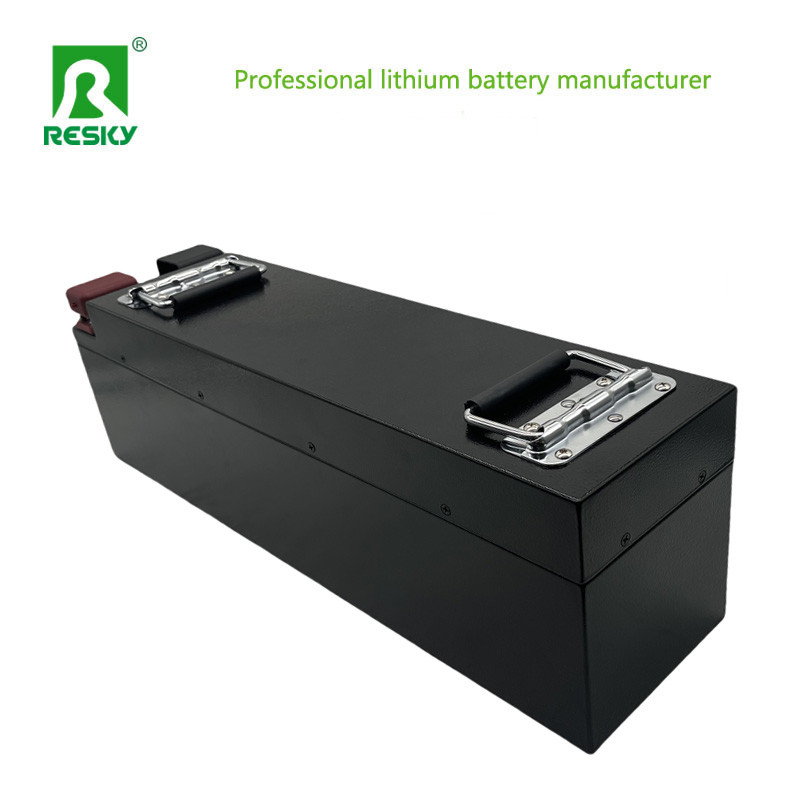 Power Rechargeable 51.2V 50AH Lifepo4 Lithium Battery Pack For Electric Golf Cart