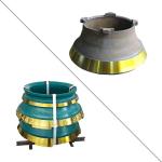 High manganese steel crusher concave and mantle with high wear resistance