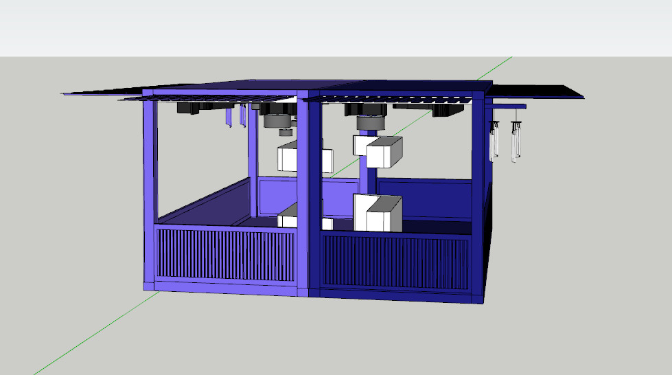 30m2 Modified Shipping Container PVC Floor Coffee Shop Shipping Container