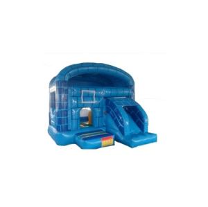 Quality Small Bouncy Castle Blue Great Wall kids Fun Park Inflatable wholesale