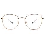 FM2583 Customized Round Metal Eyeglasses Frames Lightweight Durable Stainless