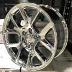 1500 5x5.5 2WD 4WD RAM Limited Chrome Wheels Rims All Season Tires 22"