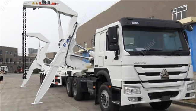Three Axles Container Side Loader Trailer / 40 Feet Side Loader Truck