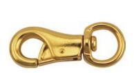 Quality Swivel Eye Brass Snap Hook Round Eye Bolt Snap Hook Tie Snap Hook wholesale