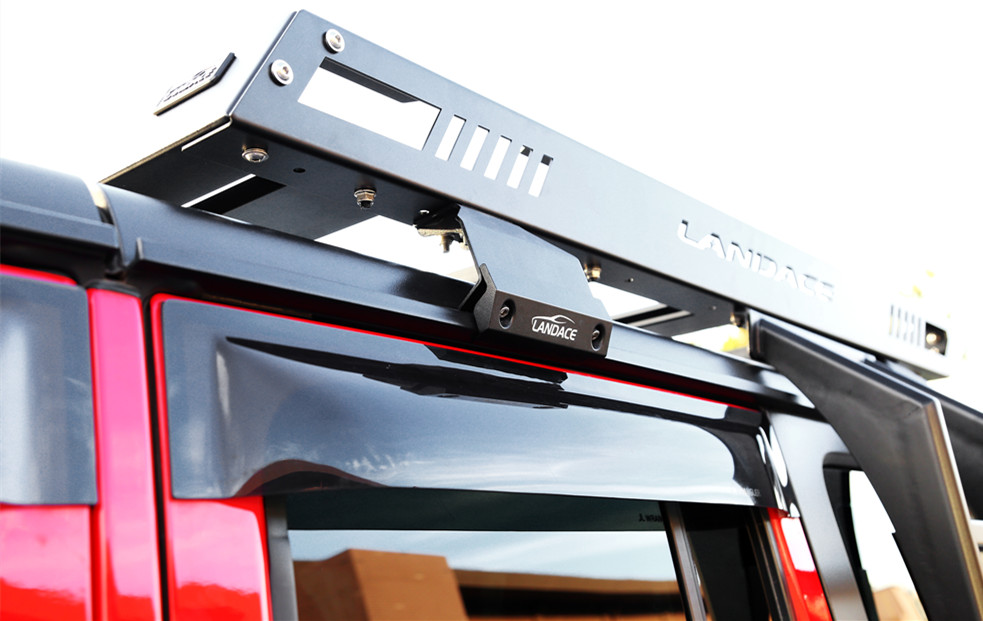 Black Stainless Steel Aluminum Alloy Cargo Baskets Platforms Car Roof Racks G.W 20kg