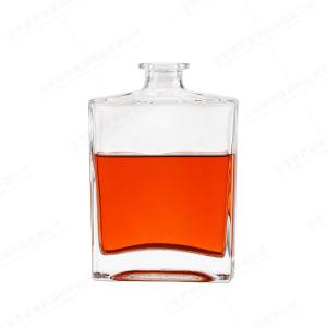 Quality 750ml 700ml 500ml Glass Bottle With Cork Top For Wine Sealing Type Rubber Stopper wholesale