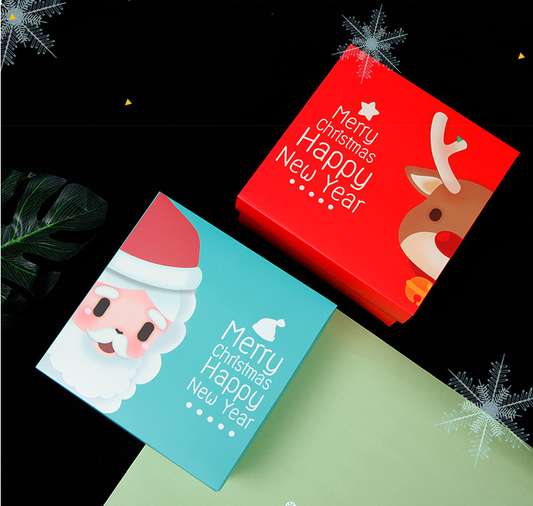 Economic Wholesale Customized Printing Paperboard China Christmas gift box with lid