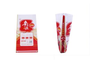 Quality Thick Red And White Woven Polypropylene Feed Bags 50lb Lightweight wholesale